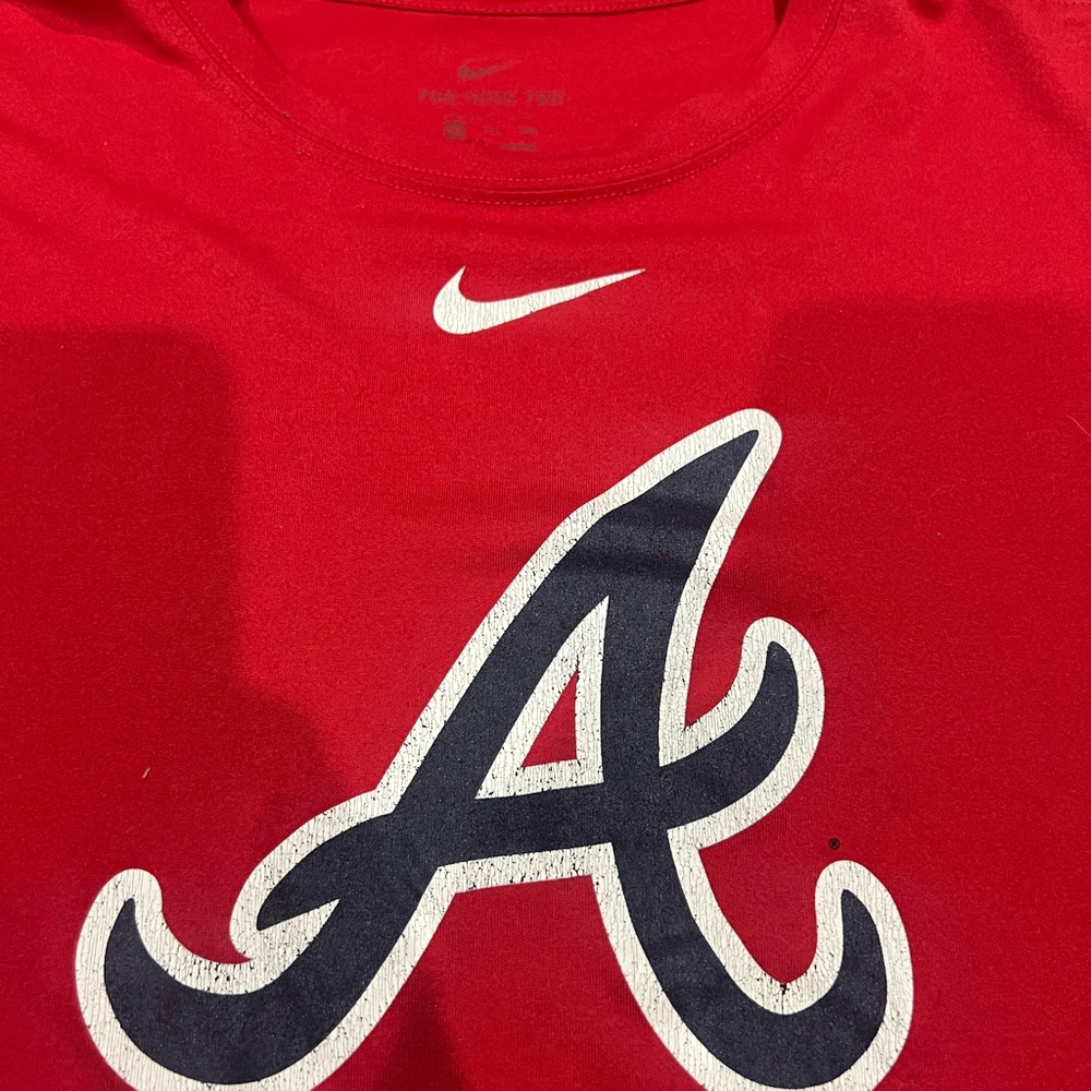 NIKE MLB Atlanta Braves Dri-Fit Shirt Size 2XL